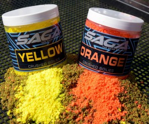 SAGA Crushed Boilies Orange